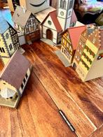 Faller, Kibri H0 - Modeltreinlandschap (6) - 4 mooie huizen, Hobby en Vrije tijd, Modeltreinen | H0, Nieuw