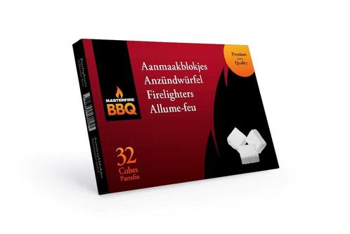 Masterfire premium aanmaakblokjes wit  BBQ 32, Huis en Inrichting, Kachels, Nieuw, Hout, Verzenden