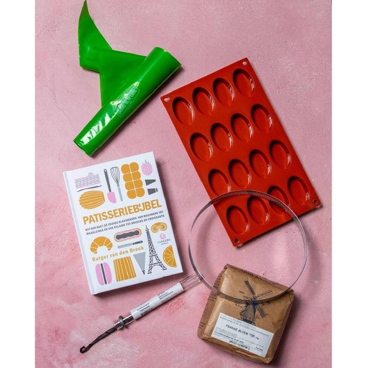RutgerBakt Patisseriebijbel Bakpakket, Hobby en Vrije tijd, Taarten en Cupcakes maken, Nieuw, Verzenden