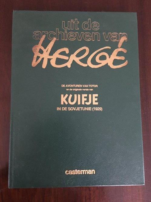 Kuifje - Kuifje in de Sovjet-Unie ( archieven Hergé), Totor, Boeken, Stripboeken