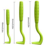 Benson Tekentang set - met haak - groen - 3 maten - 3-delig