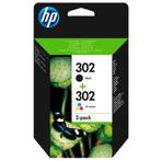 HP 302 Originele Zwarte/Drie-kleuren Inktcartridges, Computers en Software, Printers, Verzenden, Nieuw, HP