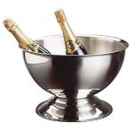 Champagne Bowl gepolijst RVS &amp;#216;37cm H=24, 13,5ltr, Verzenden, Nieuw in verpakking