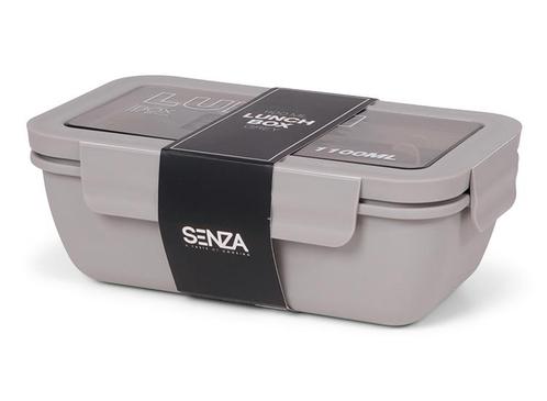 SENZA Lunchbox 1100ML - Grijs, Huis en Inrichting, Keuken | Tupperware, Nieuw, Verzenden