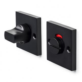 Deurbeslag | Wc-sluiting | Impresso (Aluminium, Zwart), Doe-het-zelf en Verbouw, Hang- en Sluitwerk, Nieuw, Verzenden