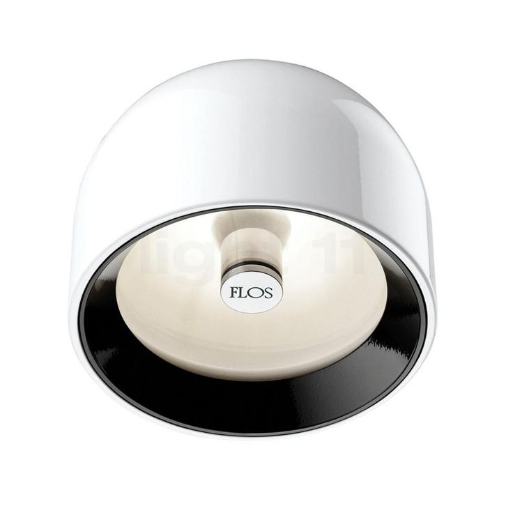 Flos Wan Plafond-/Wandlamp, wit (Plafondlampen, Verlichting), Huis en Inrichting, Lampen | Plafondlampen, Nieuw, Verzenden