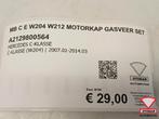 Mercedes C E  W204 W212 Motorkap Gasveer Set A2129800564, Ophalen, Gebruikt, Mercedes-Benz