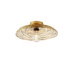 Oosterse plafondlamp goud 40 cm - Glan, Nieuw, Overige stijlen