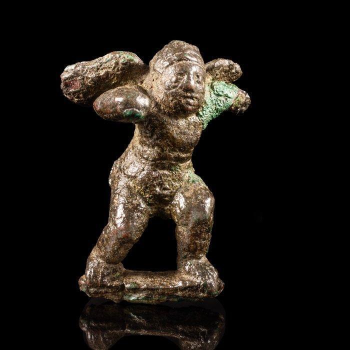 Oud-Romeins Brons Cupid beeldje (Zonder Minimumprijs), Antiek en Kunst, Antiek | Overige Antiek