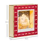 TRUUSK Adventskalender Om Te Vullen 24 Lades Vakken Kerstkal, Diversen, Verzenden, Nieuw