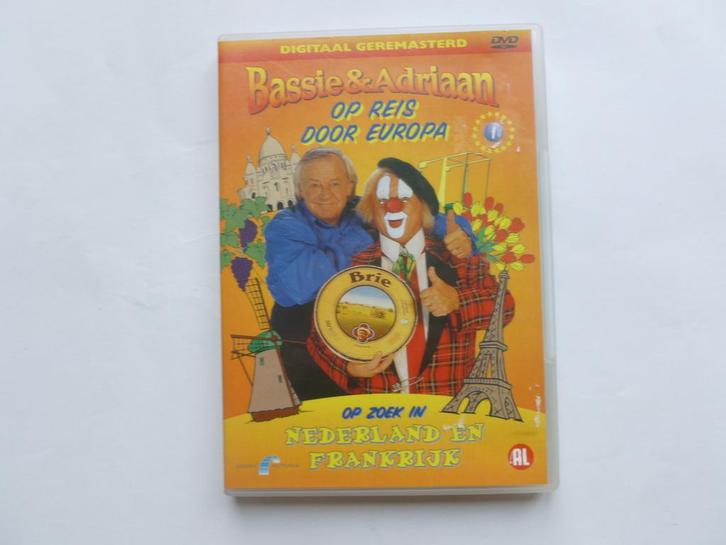 Bassie & Adriaan - Op reis door Europa (DVD), Cd's en Dvd's, Dvd's | Kinderen en Jeugd, Zo goed als nieuw, Verzenden