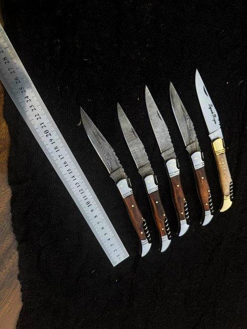 Laguiole Bougna - Keukenmes - Kitchen knife set - Aangepaste, Antiek en Kunst, Antiek | Keukenbenodigdheden