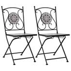 Mozaiek Stoelen Grijs | Retourdeal | Prijsknaller, Ophalen of Verzenden, Nieuw, Metaal