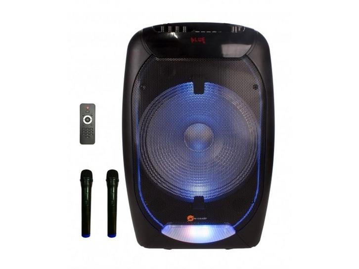 N-GEAR The Flash 1510 - Bluetooth Speaker met Lichteffecten, Audio, Tv en Foto, Karaoke-apparatuur, Zo goed als nieuw, Verzenden