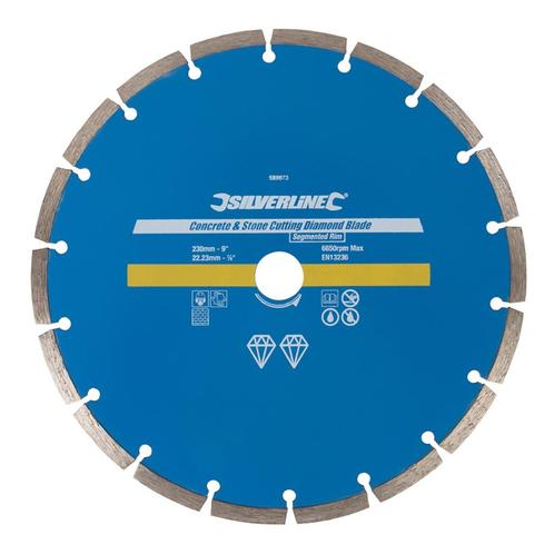 Silverline Gesegmenteerde diamantschijf voor beton en ste..., Doe-het-zelf en Verbouw, Gereedschap | Slijpmachines, Nieuw, Ophalen of Verzenden