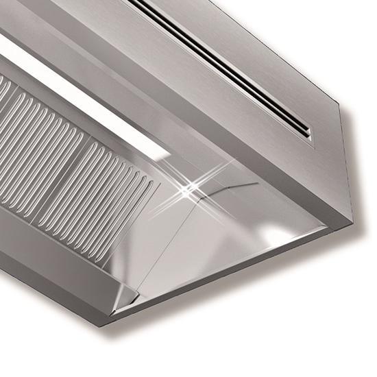 Inductie doosmodel afzuigkap 3000x1300x500 mm, Doe-het-zelf en Verbouw, Ventilatie en Afzuiging, Nieuw, Verzenden