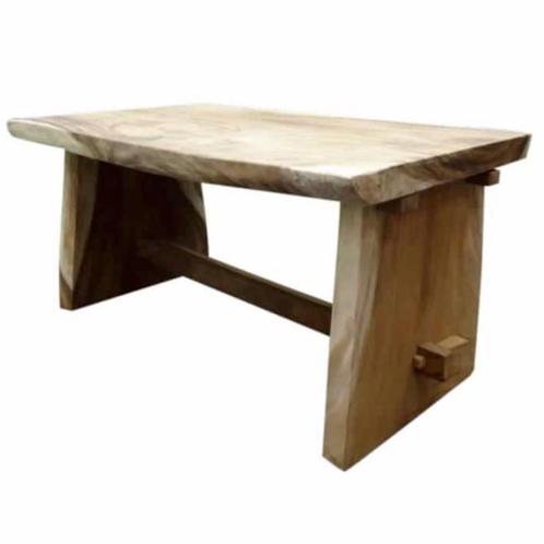 Boomstamtafel 160x90xH77,5 cm - bladdikte 8 cm, Tuin en Terras, Tuintafels, Nieuw, Ophalen of Verzenden