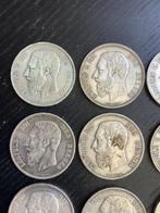 België. Leopold II. 5 Francs 1867-1876, 10 stuks (Zonder