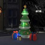 vidaXL Kerstdecoratie opblaasbaar kerstboom LED, Verzenden, Nieuw