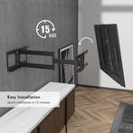 TV muurbeugel met extra lange scharnierarm 850 mm voor 32-70, Audio, Tv en Foto, Televisiebeugels, Verzenden, Nieuw