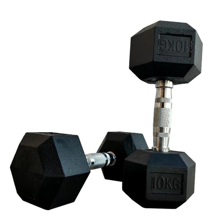 Athletic Performance Hexagon Dumbbells 2,5 kg t/m 10kg set, Sport en Fitness, Fitnessmaterialen, Dumbbell, Nieuw, Armen, Borst