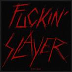 Slayer Fuckin' Slayer patch officiële merchandise, Verzamelen, Muziek, Artiesten en Beroemdheden, Nieuw, Ophalen of Verzenden
