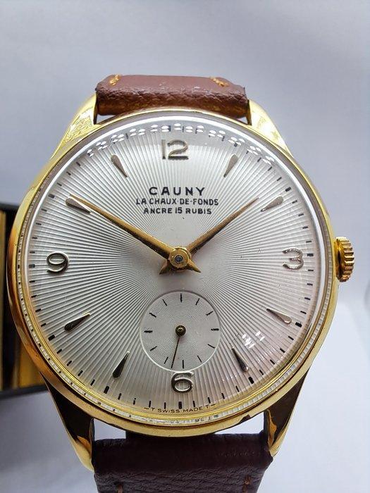 Cauny - Jumbo - La Chaux De Fonds - Ancre 15 Rubis - Cal., Sieraden, Tassen en Uiterlijk, Horloges | Heren