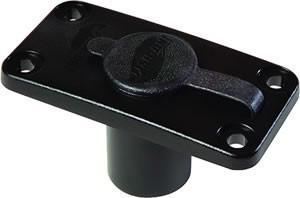 Fish-On! BLK Flush Mount Dekmontagesteun, Watersport en Boten, Hengelsport | Algemeen, Overige typen, Nieuw