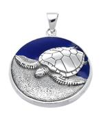Zilveren Schildpad op strand kettinghanger, Sieraden, Tassen en Uiterlijk, Kettinghangers, Nieuw, Verzenden