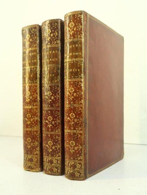Marmontel / Gravelot - Contes moraux [1er tirage des 23, Antiek en Kunst, Antiek | Boeken en Bijbels