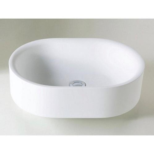 Waskom Opbouw Crosstone Solid Surface 51x36x13 cm Mat Wit, Doe-het-zelf en Verbouw, Sanitair, Ophalen of Verzenden