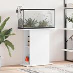 vidaXL Aquariumstandaard 75x36x72,5 cm bewerkt hout wit, Dieren en Toebehoren, Verzenden, Nieuw