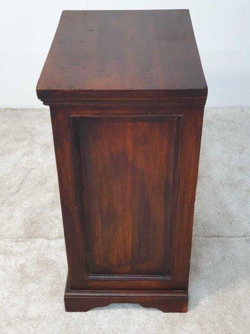 Comodino Orientale Indiana - Nachtkastje - Walnoot, Antiek en Kunst, Curiosa en Brocante