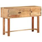 vidaXL Dressoir 115x35x75 cm massief acaciahout, 100 tot 150 cm, Verzenden, Nieuw, 25 tot 50 cm