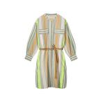 -20% Summum  Summum Tunic blouse stripe fluo dessin  maat 42, Verzenden, Nieuw, Groen