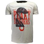 Peaky Blinders Tommy Shelby T-Shirt Off White - Officiële, Kleding | Heren, T-shirts, Verzenden, Nieuw