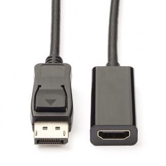DisplayPort naar HDMI adapterkabel | Nedis | 0.2 meter, Audio, Tv en Foto, Audiokabels en Televisiekabels, Nieuw, Verzenden