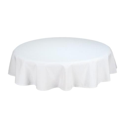 Tafelkleden Rond White Wit 330cm Ø - Treb SP, Huis en Inrichting, Tafelkleden, Nieuw, Verzenden