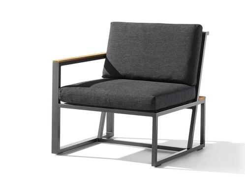 Sieger Havanna 1-zits zijkant links - Grijs, Tuin en Terras, Tuinsets en Loungesets, Ophalen of Verzenden
