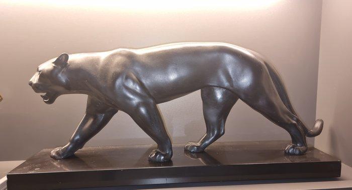 Max le Verrier - Max le Verrier - sculptuur, Bagheera - L., Antiek en Kunst, Antiek | Meubels | Stoelen en Banken