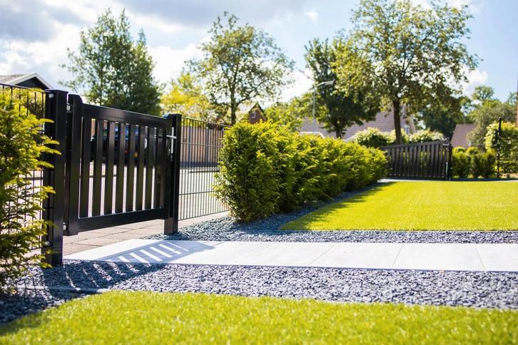 Houtlook poorten | Van Klompenburg | Specialist in Hekwerken, Tuin en Terras, Tuinhekken en Hekwerk, Nieuw, Met poort