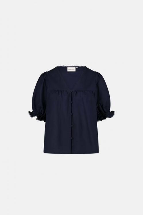-40% Fabienne Chapot  Fabienne Chapot Fc juno blouse blue  m, Kleding | Dames, Blouses en Tunieken, Blauw, Nieuw, Verzenden