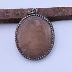 Reliekhouder - Glas, Was, Zilver - 1750-1800 - Zalig Agnus, Antiek en Kunst