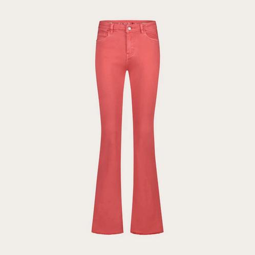 Jeans  |  Florez   |  SS2439-3 - Florez Flared - Poppy Red, Kleding | Dames, Spijkerbroeken en Jeans, Nieuw, Ophalen of Verzenden