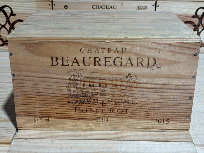 2015 Château Beauregard - Pomerol - 6 Flessen (0.75 liter), Verzamelen, Wijnen