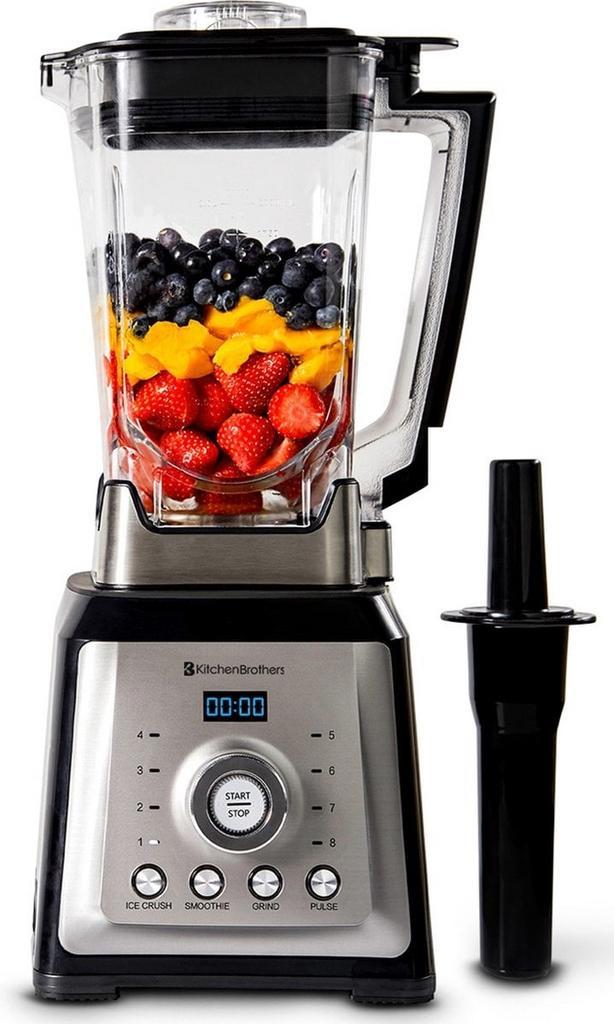 2dekans | KitchenBrothers - Power Blender - Blender - 2000W, Huis en Inrichting, Schoonmaakartikelen, Ophalen of Verzenden