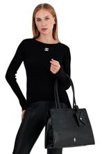 Abella Tan Dames Schoudertas - Dames Tas, Sieraden, Tassen en Uiterlijk, Tassen | Damestassen, Verzenden, Nieuw, Zwart, Schoudertasje