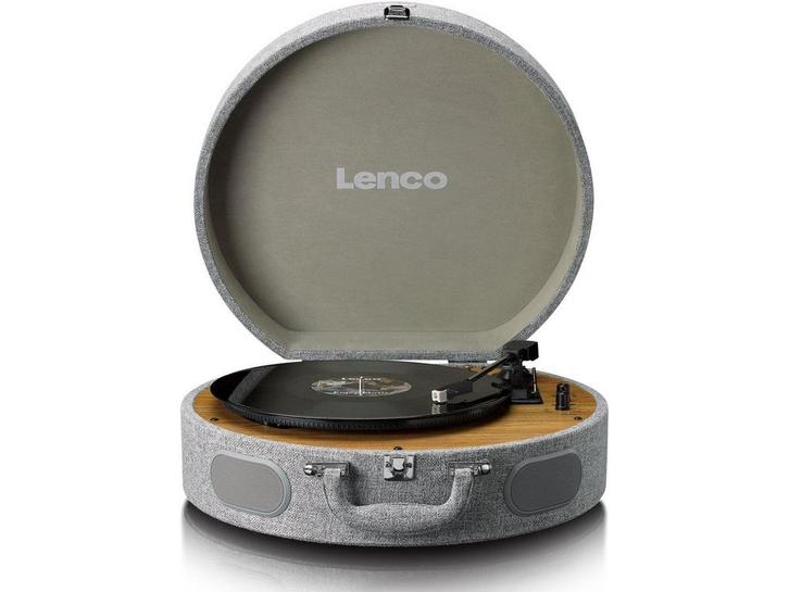Lenco LS-66GY - Retro Platenspeler - Bluetooth en AT3600L, Huis en Inrichting, Woonaccessoires | Overige, Zo goed als nieuw, Verzenden