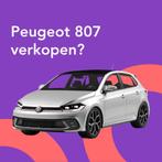 Jouw Peugeot 807 snel en zonder gedoe verkocht.