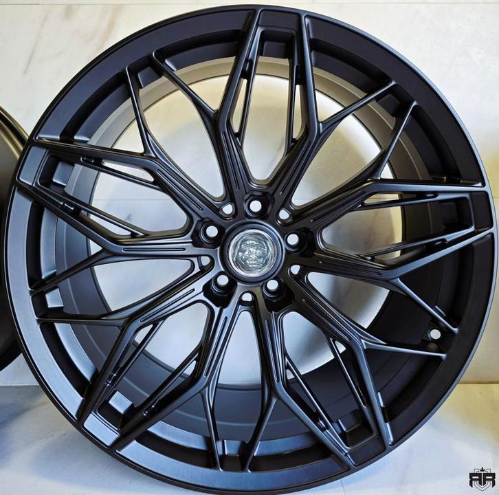 20 inch 5x112 JF Luxury - KF3796 Matte Black VW Audi velgen, Auto-onderdelen, Banden en Velgen, Velg(en), Nieuw, 19 inch, Ophalen of Verzenden